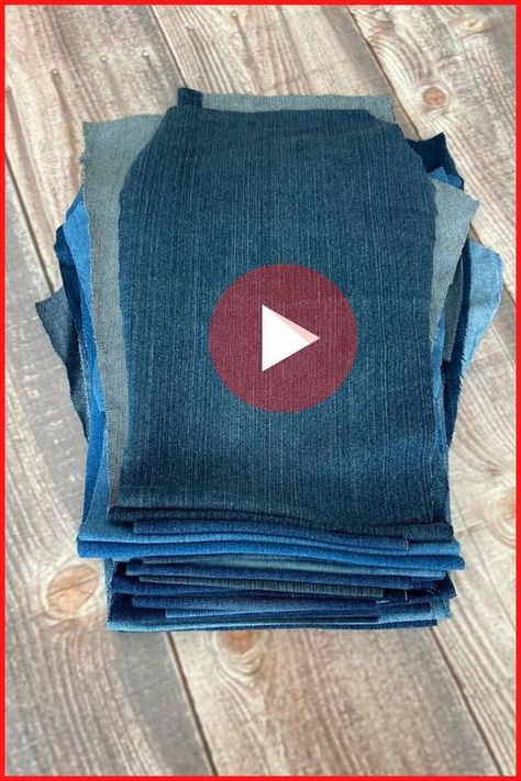 Diy Denim Wallet, Reuse Old Jeans, Diy Jean Bag, Upcycled Denim Diy, Jeans Upcycle, Tas Denim, Diy Old Jeans, Bag From Old Jeans, Shoe Hacks