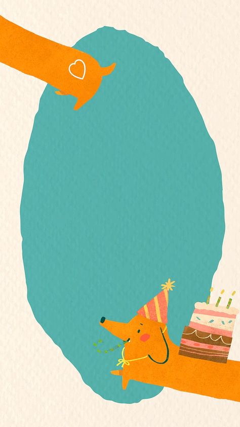 Animal doodle birthday mobile phone wallpaper vector | premium image by rawpixel.com / Toon Cute Birthday Wallpaper, Bday Wallpapers, Cat Iphone Wallpaper, Party Frame, Mobile Phone Wallpaper, Iphone Wallpaper Cat, Frog Wallpaper, Birthday Cartoon, Birthday Background Images