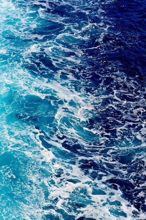 Deep Blue Sea Water With Spray Stock Image - Image of cold, action: 20764537 Image Bleu, Photo Bleu, Blue Aesthetic Dark, Wallpaper Sky, Blue Photography, Everything Is Blue, Water Aesthetic, Baby Blue Aesthetic, Light Blue Aesthetic