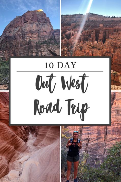 Looking for an ultimate 10 day road trip to see some of the most popular canyons out West in the USA? Look no further! Enjoy our road trip experience and experience it for yourself! Traveling Out West Road Trips, How To Plan A Road Trip Out West, 30 Day Road Trip Usa, Out West Vacation Ideas, Road Trips Out West, Best Out West Road Trip, East To West Road Trip Usa, 10 Day Road Trip Out West, Out West Road Trip National Parks