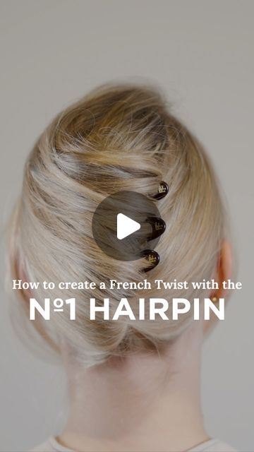 French Twist Short Hair, Hair Updo Easy, Short Hair Updo Tutorial, Easy Chignon, Chic Updo, French Roll Hairstyle, Hair Updos Tutorials, French Twist Hair, Easy Hair Updos