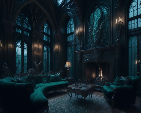 Slytherin Dorm Room, Harry Potter Dorm Room, Hogwarts Dorm Room, Harry Potter Common Room, Harry Potter Dorm, Slytherin Bedroom, Hogwarts Dorm, Hogwarts Common Rooms, Hogwarts Room