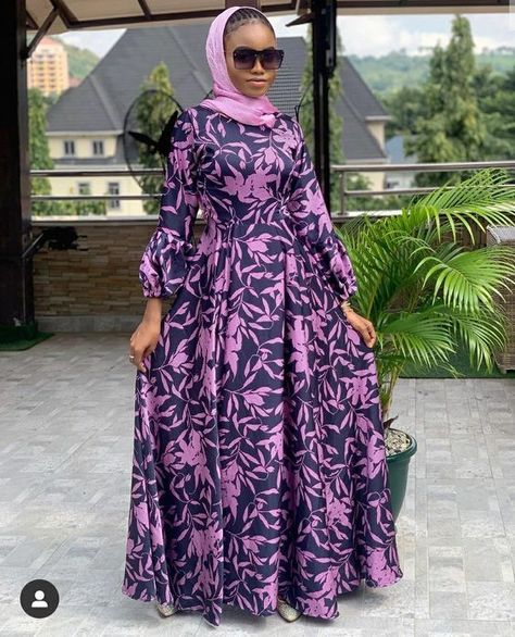 ANKARA GOWNS DRESS FOR YOUR ESSENTIAL EVENTS Ankara Long Gown Styles For Muslims, Couture, Hausa Fashion Woman Dresses, Muslim Fashion Dress Modern, Simple Ankara Gowns, Muslim Long Dress, Dress Muslim Modern, Islamic Fashion Dresses, Ankara Long Gown Styles