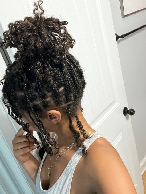 2 Strand Hairstyles, Mini Twist Ponytail, Mini Braid Styles, Short Twist Styles, Quick Protective Styles For Natural Hair Braids Easy Hairstyles, Protective Styles For Swimming, Braids To Locs, Braids 4c Hair, Hairstyles For Black Hair Natural