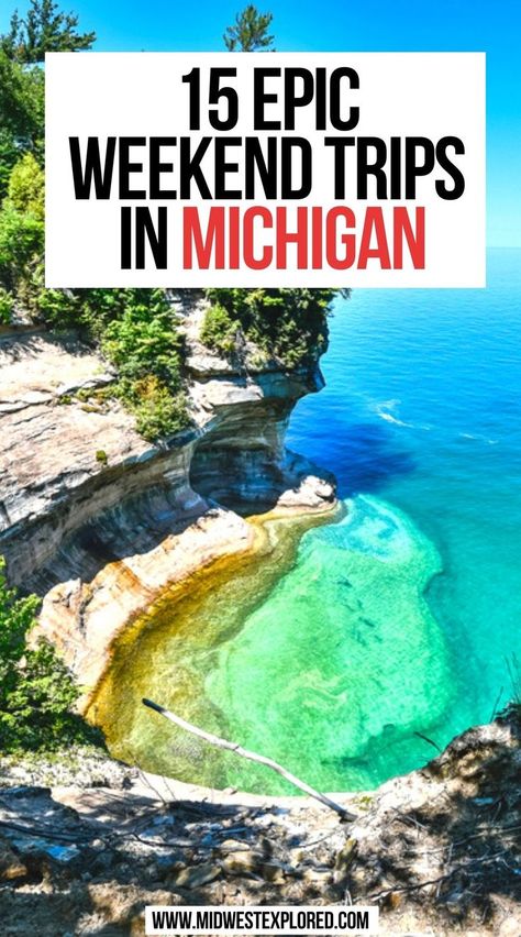 15 Epic Wekend Trips in Michigan Big Rapids Michigan, Romantic Michigan Getaways, Lower Michigan Day Trips, Romantic Getaways In Michigan, Best Places To Visit In Michigan, Southwest Michigan Travel, Michigan Travel Summer, Michigan Weekend Getaways, Fun Weekend Getaways