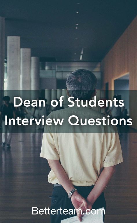 Top 5 Dean of Students interview questions with detailed tips for both hiring managers and candidates. College Interview, Doctor Of Education, Student Interview, School Interview, Dean Of Students, Job Description Template, Conflict Management, School Principal, Student Services