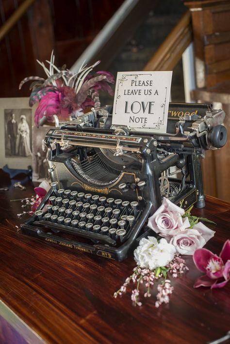 1920s Vintage Aesthetic, Vintage Paris Wedding Theme, Victorian Wedding Decor, Typewriter Wedding, Vintage Suitcase Wedding, 1920 Wedding, Speakeasy Wedding, Roaring 20s Wedding, 1920s Wedding Theme