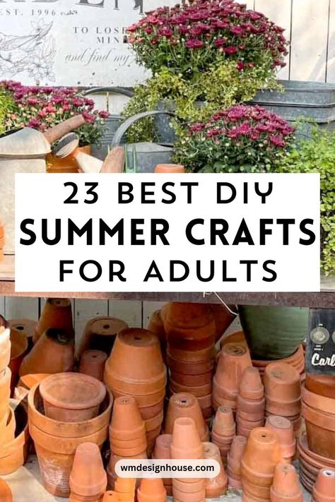 summer diy crafts for adults. 
summer diy projects for adults 
summer projects 
diy ideas for summer 
summer crafts diy projects summer crafts Garden Planters, Summer Crafts, Garden Ideas Beginner, Cozy Garden Ideas, Wedding Decorations Garden, Cozy Garden, Diy Summer Crafts, Garden Wedding Decorations, Gardening For Beginners