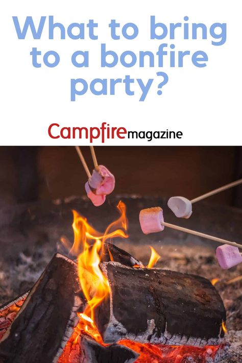 Discover our top picks for what to bring to a bonfire party, including everything from bug spray to how to start the fire and music for your bonfire! #bonfiretips #partytips #outdoorgear Food For Bonfire Party, Bonfire Checklist, Bonfire Activities For Adults, What To Bring To A Bonfire Party, Bonfire Snacks Appetizers, Snacks For Bonfire Party, Bon Fire Ideas, Bonfire Snack Ideas, Beach Bonfire Food Ideas