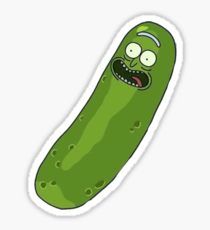Pickle rick Sticker Rick And Morty Stickers, Ricky Y Morty, Rick I Morty, Pickle Rick, Rick Y Morty, Accessoires Iphone, Bubble Stickers, Green Sticker, Tumblr Stickers