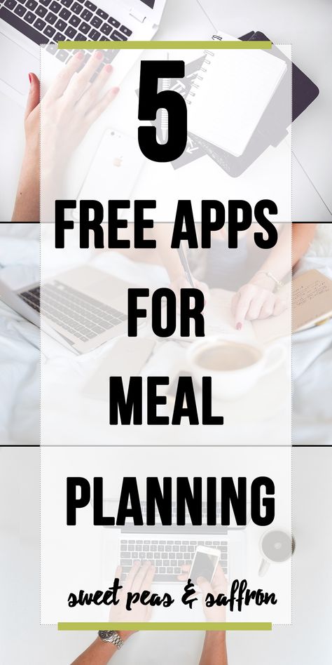5 Free Apps That Make Meal Planning a Breeze! Plus step-by-step instructions on how to use them! Week Planer, Meal Planner App, Menu Sans Gluten, Plane Food, Meal Planning Menus, Meal Planning App, Planning Apps, Meal Prep Plans, Planning App
