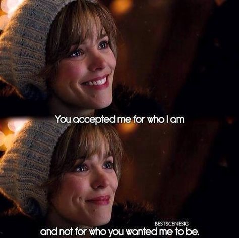 You accepted me for who i am The Vow Quotes Movie, The Vow Movie, Vows Quotes, The Sweetest Thing Movie, The Vow, No School, Soul Ties, Favorite Movie Quotes, Eddie Munson