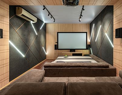 INTERIOR PHOTOGRAPHY HOME THEATER Home Theatre Design Interiors, Basin Vanity Design, Home Theatre Design, Modern Guest Bedroom, Interior Design India, Small Home Theaters, Home Theater Room Design, Theater Room Design, Theatre Interior