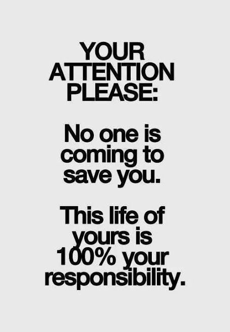 No one is coming to save you life quotes quotes quote life quote responsibility True Words, Wise Words, Motiverende Quotes, Reality Check, Great Quotes, Revenge, Inspirational Words, Words Quotes, Favorite Quotes