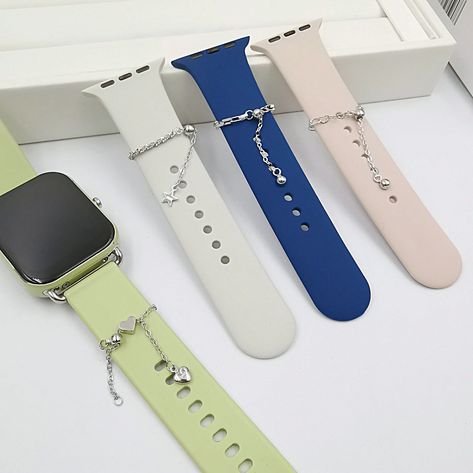 Apple Watch Charm - Adjustable Length Magic B Apple Watch Sport Bands, Samsung Watch Bands, Apple Watch Charm, Cute Apple Watch Bands, Apple Watch Bands Fashion, Apple Watch Bands Sports, Fancy Watches, Apple Watch Sport, Watch Trends