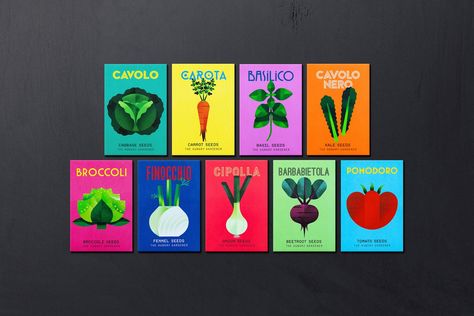 The Hungry Gardener on Packaging of the World - Creative Package Design Gallery Seed Packaging Design, Vegetable Packaging, Packaging World, Seed Packaging, Packaging Designs, Food Packaging Design, Seed Packets, Creative Packaging, Creative Packaging Design