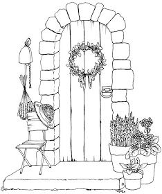 Pencil Art, Haifa, Coloring Pages For Boys, 수채화 그림, 자수 디자인, Vintage Door, Coloring Pages To Print, Urban Sketching, Colouring Pages