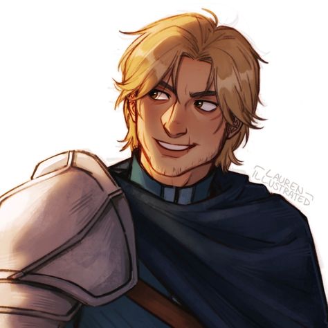Paladin Of Lathander, Prince Reference Drawing, Dragon Age Character Art, Blond Character Design Male, Male Character Design Blonde, Lathander Dnd, Make Dnd Character, Blonde Male Oc Art, Young Man Character Design