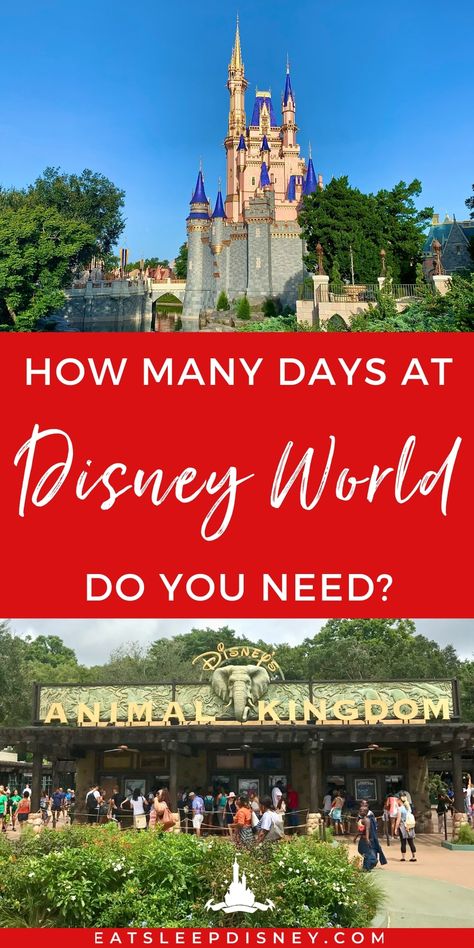 How Many Days Do You Need at Disney World in 2024?  You’ve done your research on the best restaurants, read up on all the must-do attractions in the theme parks, and decided when you want to visit Walt Disney World, but there’s still one major question to answer – how many days should your vacation be? And, you might be surprised by how difficult it can be to decide! Disney Tips, 2024 Disney World, Things To Do In Disney World, Disney World Honeymoon, Disney Golf, Disney World Attractions, Planning List, Blizzard Beach, Adventures By Disney