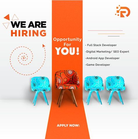 It's a social media post that is all related to the Hiring of new employees We Are Hiring Creative Poster Design, Hiring Advertisement, Stationery Design Branding, Hiring Ad, Recruitment Ads, Social Media Campaign Design, Hiring Poster, Recruitment Company, Real Estate Marketing Design