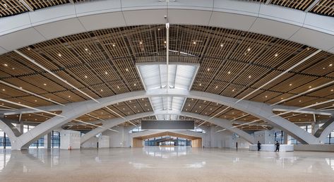 Shijiazhuang International Convention & Exhibition Center / THAD Convention Center Design, Tsinghua University, Multipurpose Hall, Convention Hall, Exhibition Building, Space Gallery, Hall Interior, Detail Design, Hall Design