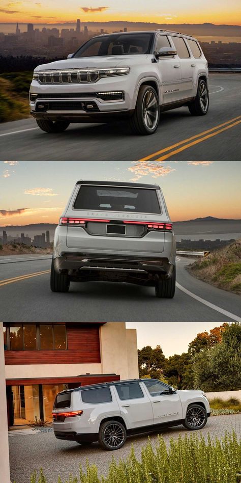 Presenting The Jeep Grand Wagoneer Concept. Jeep's iconic premium SUV is finally making a comeback. Jeep Grand Waggoner, 2024 Jeep Grand Wagoneer, Jeep Wagoneer 2023, Grand Wagoneer 2023, Auto Immune Diet, Wagoneer Jeep, Family Cars Suv, Best Suv Cars, Auto Garage