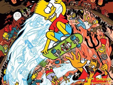 Cartoon Skateboard Wallpapers - Top Free Cartoon Skateboard Backgrounds - WallpaperAccess Simpsons Background, Bape Camo Wallpaper, Bart Simpson Wallpaper, Bape Shark Wallpaper, Middle Finger Wallpaper, Comic Book Wallpaper, Skateboard Wallpaper, The Simpsons Show, Simpson Wallpaper