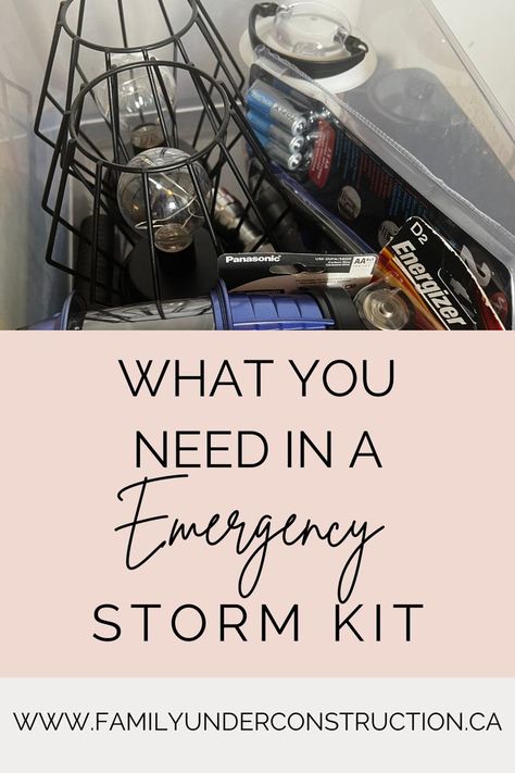 Winter Storm Prep, Winter Storm Preparedness, Home Emergency Kit, Storm Preparedness, Storm Prep, Snow Storms, Emergency Survival Kit, Organized Chaos, Tropical Storm