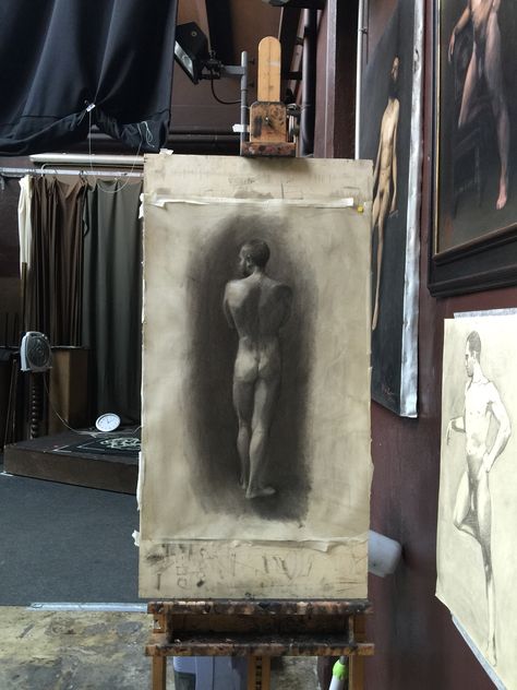 Life Drawing Class Aesthetic, Florence Art Academy, Art School Aesthetic, Art Student Aesthetic, Drawing From Life, Studying Art, Florence Academy Of Art, Art Academia, Florence Art