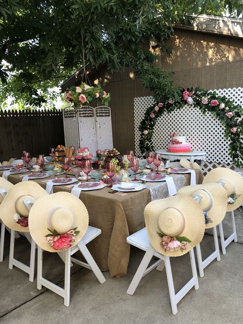 High Tea Party Hats, Tea Party Ideas Adults, Tea Party Table Ideas For Adults, Tea Party Ideas Vintage, Tea Party Decor Ideas For Adults, Garden Tea Party Ideas For Adults, High Tea Graduation Party, Vintage Garden Tea Party, High Tea Bridal Shower Food Ideas