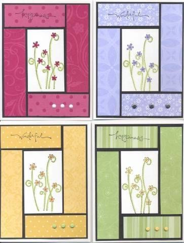 Cards With Flowers, Stampin Up Karten, Notecard Set, Stamping Up Cards, Some Cards, Card Making Inspiration, Card Sketches, Card Layout, Paper Crafts Cards