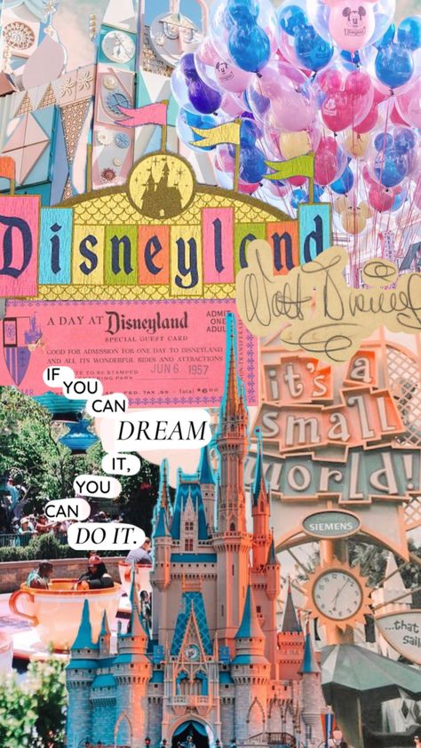 #disney #disneyland #disneylandaesthetic #disneybound Disneyland Quotes, Disney World Aesthetic, Disney Phone Backgrounds, Disney Movies List, Disney Sleeve, Wallpaper Iphone Boho, Disney Characters Wallpaper, Disney Background, Disney Collage