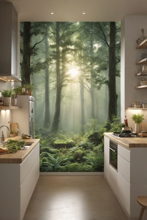 Discover how to infuse your kitchen with the enchanting beauty of nature in our Forest Fantasy interior design guide. Explore innovative decor ideas for a refreshing space.
#ad  


#ideasInspo
#wallpaint2024
 #color2024
 #DIYpainting
 ##DIYhomedecor
 #Fixhome Nature, Fantasy Interior Design, Bathroom Forest, Bathroom Wishlist, Fantasy Interior, Minimalist Vanity, Bold Tile, Outdoor Bathroom, Cozy Spaces