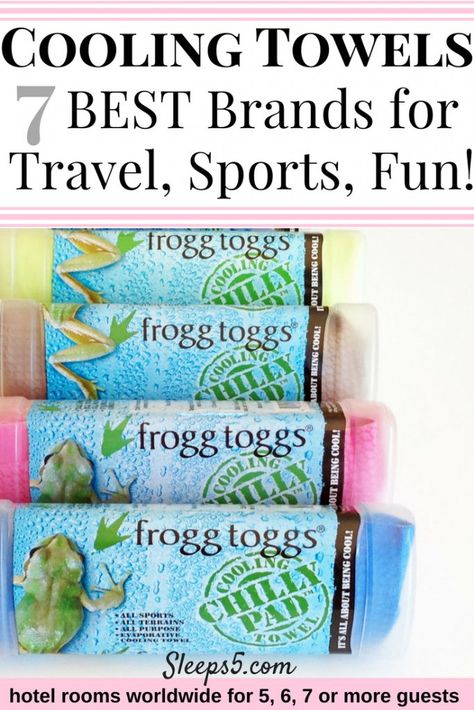 We compare 7 of the best cooling towels. Find out: what is a cooling towel and how do cooling towels work; what is the best cooling towel for humidity to stay cool while traveling or exercising, and descriptions of the neck cooling towel choices for kids and family travel. #familytravel #beattheheat #summer #familyvacation #traveltips #travelgadgets #travelwithkids Day Trips From Rome, Vacation Essentials, Cooling Towels, Travel Sports, Family Hotel, Travel Gadgets, Relaxing Vacations, Las Vegas Hotels, Travel Wardrobe