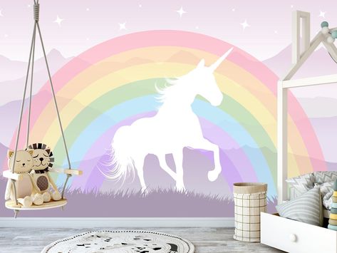 This Wallpaper item by DecalYourSpace has 26 favorites from Etsy shoppers. Ships from United States. Listed on 09 Jan, 2024 Rainbow Unicorn Wallpaper, Nursery Lilac, Unicorn Mural, Unicorn Girls Room, Toy Horse Stable, Ombre Mountains, Rainbow Mural, Unicorn Paint