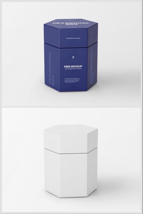 Packaging boxes come in different shapes and sizes and some shapes are very rear to see like our today’s free design resource which is the Free Hexagonal Box mockup. #design #mockup #free #psdmockup #box #hexagon #boxbrandingmockup #boxmockup #brandingmockup #psdtemplate #hexagonbox Hexagon Box Packaging Design, Hexagon Packaging Design, Box Packaging Design Templates, Hexagon Packaging, Mockup Packaging Box, Product Mockup Design, Box Mockup Free, Box Packaging Templates, Free Mockup Psd
