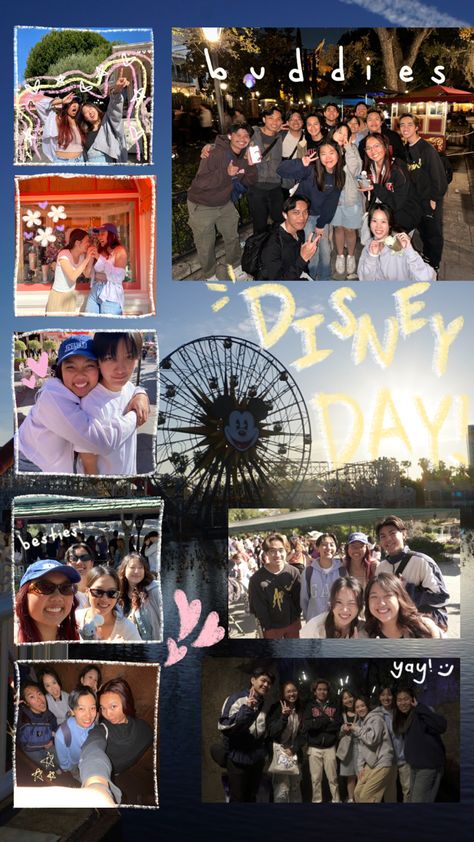 disney, disneyland, disney story, disney aesthetic, collage, instagram story, fun doodles, story doodles, cute drawings, story aesthetic, collage with friends, story post, story inspiration, instagram story inspiration, insta, spring break, disney collage Many Pictures In One Insta Story, Aesthetic Collage Story Instagram, Four Pictures Instagram Story, Aesthetic Insta Collage Story, Story Ideas Instagram Collage, Cute Insta Story Collage, Instagram Picture Collage Ideas, Graduation Post Instagram Story, Grad Story Instagram