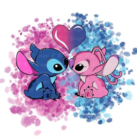 Pink, Angel Clipart, Stitch And Angel, Clipart Png, Pink And Blue, Cartoon Characters, United States, Angel, Ships