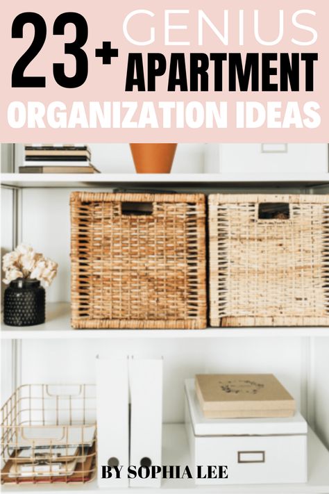 Moving Into An Apartment, Studio Apartment Organization, Apartment Organization Ideas, Apartment Bathroom Organization, Apartment Hacks Organizing, Apartment Closet Organization, Small Apartment Hacks, Apartment Organization Diy, First Apartment Tips