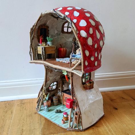 Nature, Homemade Dollhouse, Theatre Crafts, Me And My Daughter, Just Go With The Flow, Room Box Miniatures, Poppy Doll, Fairy House Diy, Youngest Daughter