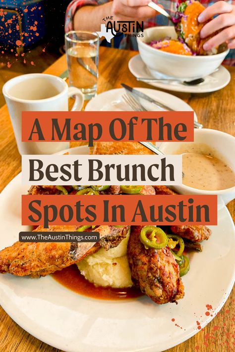 If you're looking to experience the best brunch spots in Austin, you've come to the right place. From classic breakfast tacos to mouthwatering international dishes, Austin offers an array of brunch possibilities. The Austin Things has put together an extensive map of the best brunch spots in the capital city - highlighting popular restaurants, unique finds, and must-try dishes. See the map at TheAustinThings.com for the ultimate brunch experience. Austin Brunch, Austin Texas Photography, Austin Bucket List, Austin Bachelorette, Visit Austin, Yummy Biscuits, Breakfast Burger, Brunch Places, Boozy Brunch