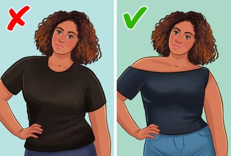 10 Fashion Secrets You Can Use if You Have Thick Arms / Bright Side V Shape Body, Pear Body Shape Outfits, Thick Arms, Pear Body, Pear Body Shape, Slim Sweater, Body Outfit, Straight Jacket, Gorgeous Skin