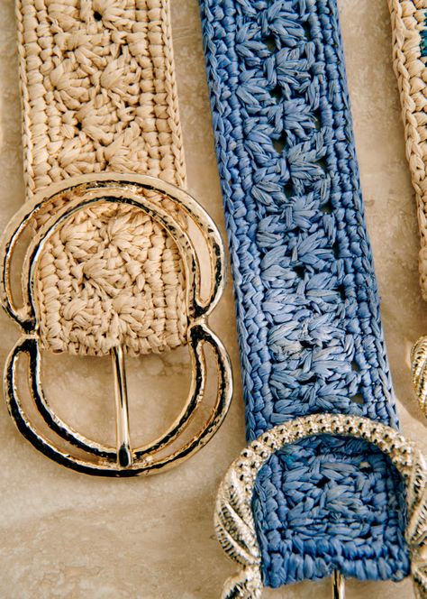 Artemis Belt, Cordon Crochet, Raffia Crafts, Thrift Flip Ideas, Beau Crochet, Crochet Wallet, Crochet Belt, Crochet Boho Bag, Makramee Diy