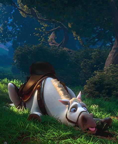 Max: yuck!! Grass isn't at all amusing!!! Maximus Tangled, Disney Horses, Disney Sidekicks, Punk Disney Princesses, Desenhos Gravity Falls, Mulan Disney, Disney Rapunzel, Disney Animals, Walt Disney Animation