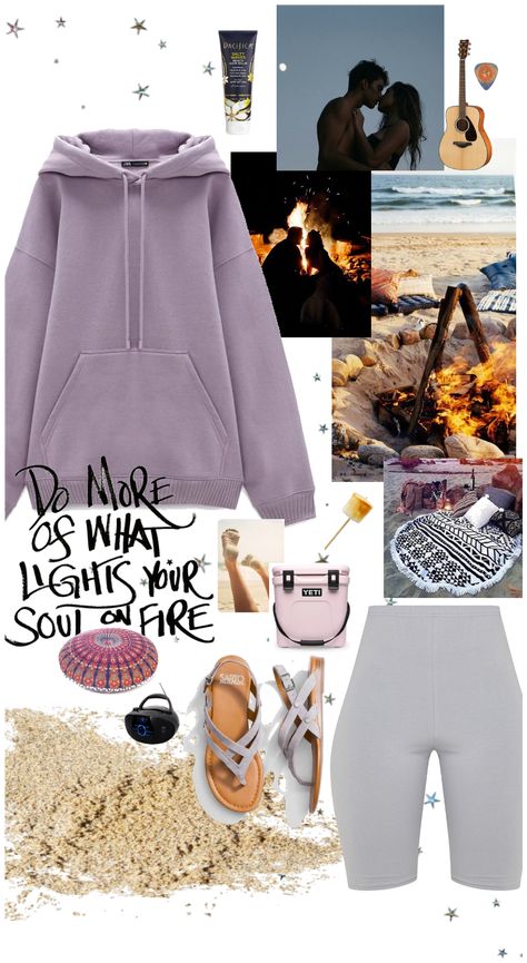 #BONDfire outfit ideas | #BONDfire Beach Bonfire Outfit Night, Beach Bonfire Outfit, Bonfire Outfit, Beach Bonfire, Outfit Night, Modern Fall, Outfit Maker, Outfit Shoplook, Summer Winter
