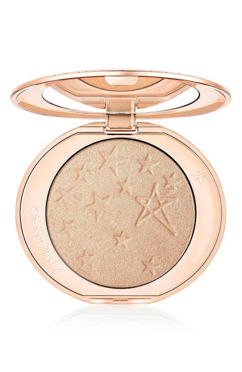 Charlotte Tilbury Hilighter, Charlotte Tilbury Glow, Charlotte Tilbury Highlighter, Facial Structure, Hollywood Beauty, Leaping Bunny, Makeup Needs, Powder Highlighter, Makeup Eye Looks