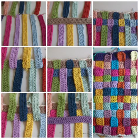 | OK.RU Tricotin Long, Confection Au Crochet, Stool Covers, Crochet Weaves, Haken Baby, Patch Work, Crochet Home, Knit Or Crochet, Loom Knitting