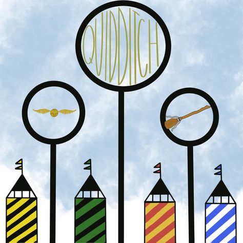 Harry potter quidditch doodle in procreate Harry Potter Quidditch Drawing, Quidditch Decorations, Quidditch Drawing, Harry Potter Quidditch Game, Quidditch Aesthetic, Quidditch Harry Potter, Harry Potter Teams, Imprimibles Harry Potter Gratis, Harry Potter Clip Art