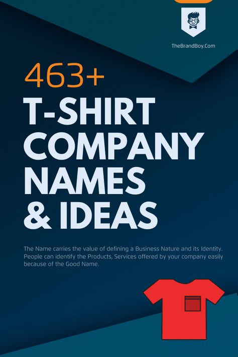 568+ Catchy T-Shirt Company Names & Ideas ( Video + Infographic) Shirt Names Ideas, Best Name For Clothing Brand, T Shirt Names Ideas, Work T Shirt Design Ideas, Clothing Company Name Ideas, Tshirt Name Ideas, T Shirt Business Names Ideas, Business Names For Clothing, Shirt Business Name Ideas