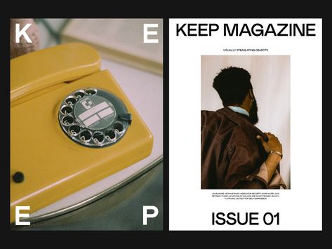 Keep Magazine — Art Direction by Marko Cvijetic on Dribbble Creative Art Direction, Magazine Branding, Multi Hyphenate, Interior Magazine, 잡지 레이아웃, Editorial Design Layout, Magazine Spreads, Portfolio Design Layout, Magazine Layout Design